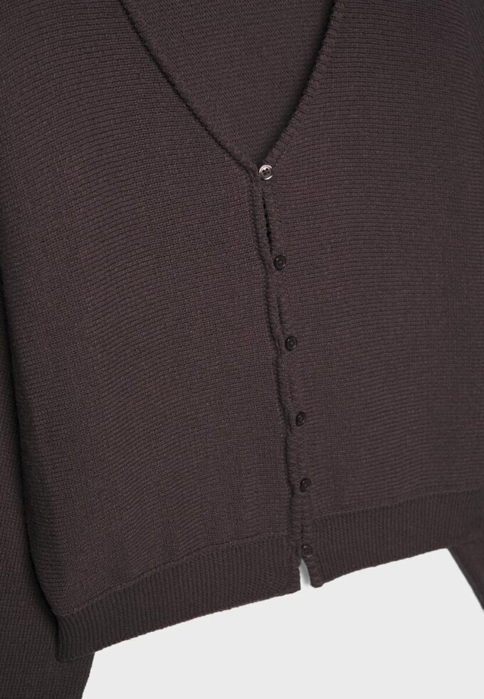 Cardigan in maglia con maniche a pipistrello Cardigan in maglia con maniche a pipistrello
