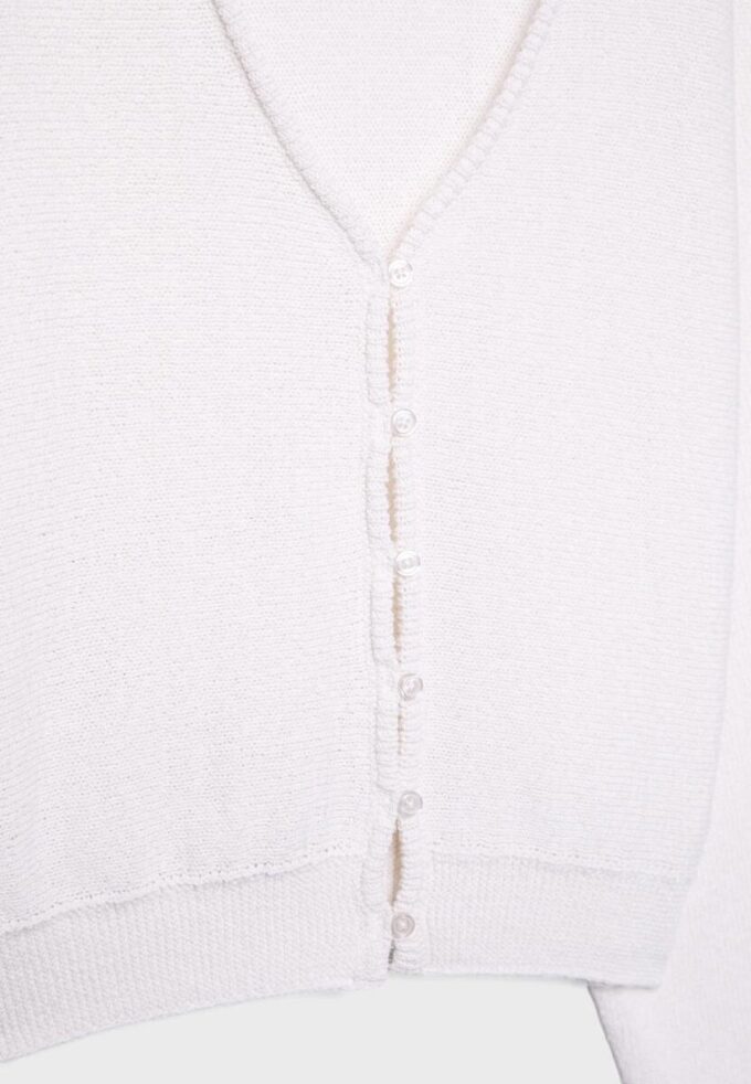 Cardigan in maglia con maniche a pipistrello