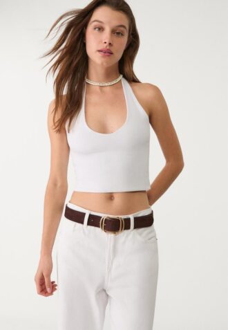 Cintura con fibbia sovrapposta