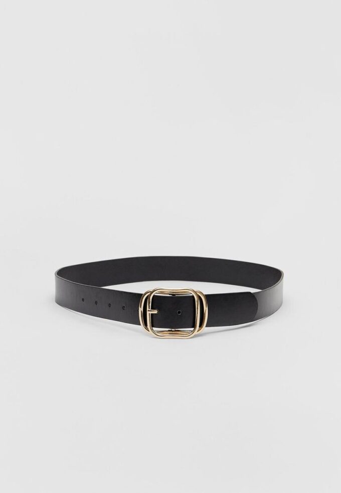 Cintura con fibbia sovrapposta