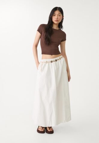 Cintura in metallo con placche rotonde