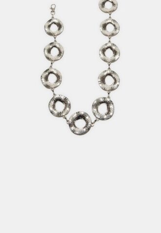 Cintura in metallo con placche rotonde