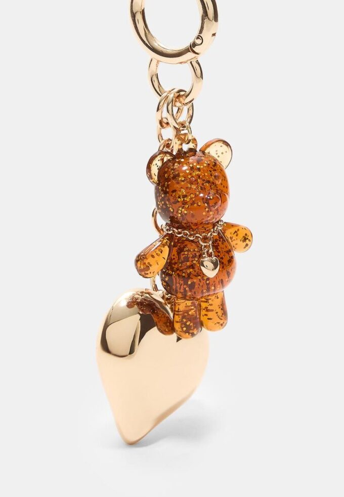 Ciondolo orsetto metallico