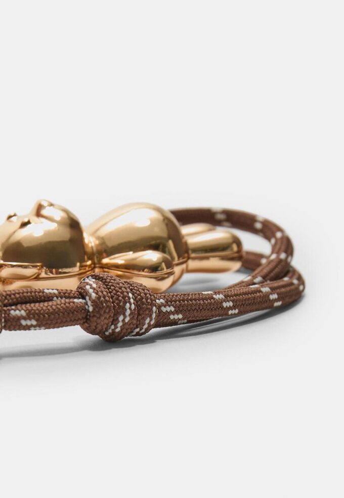 Ciondolo orsetto metallico