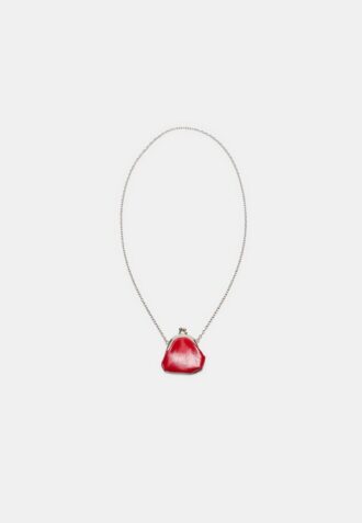 Collana con mini borsa a marsupio