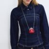 Collana con mini borsa a marsupio