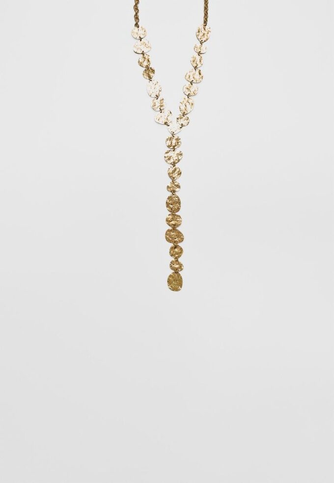 Collana Lariat con texture
