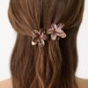 Confezione da 3 fermagli per capelli floreali