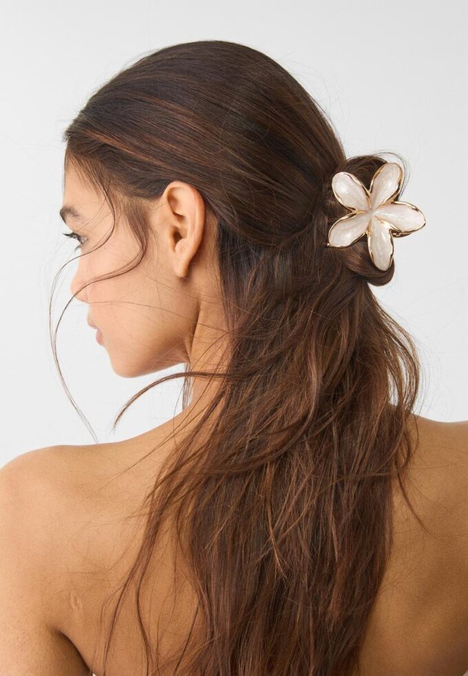 Confezione da 3 fermagli per capelli floreali