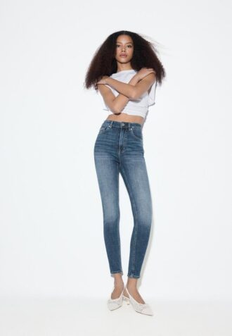 D09 Jeans skinny a vita altissima