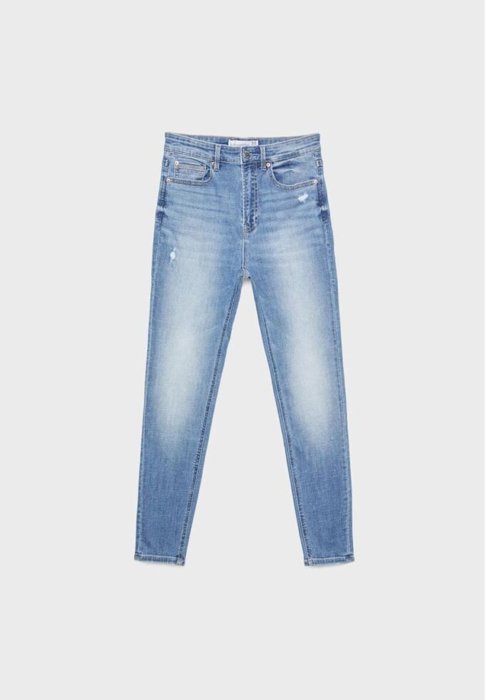 D09 Jeans skinny a vita altissima
