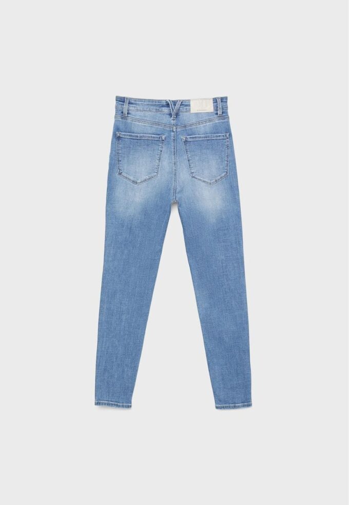 D09 Jeans skinny a vita altissima