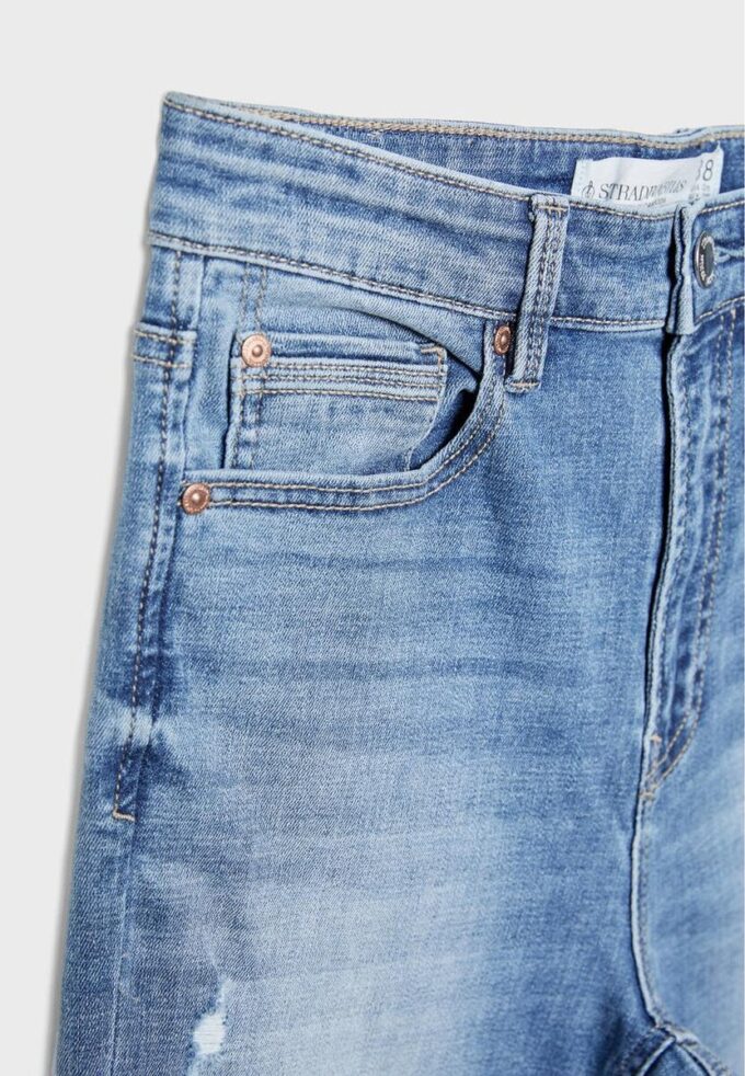 D09 Jeans skinny a vita altissima