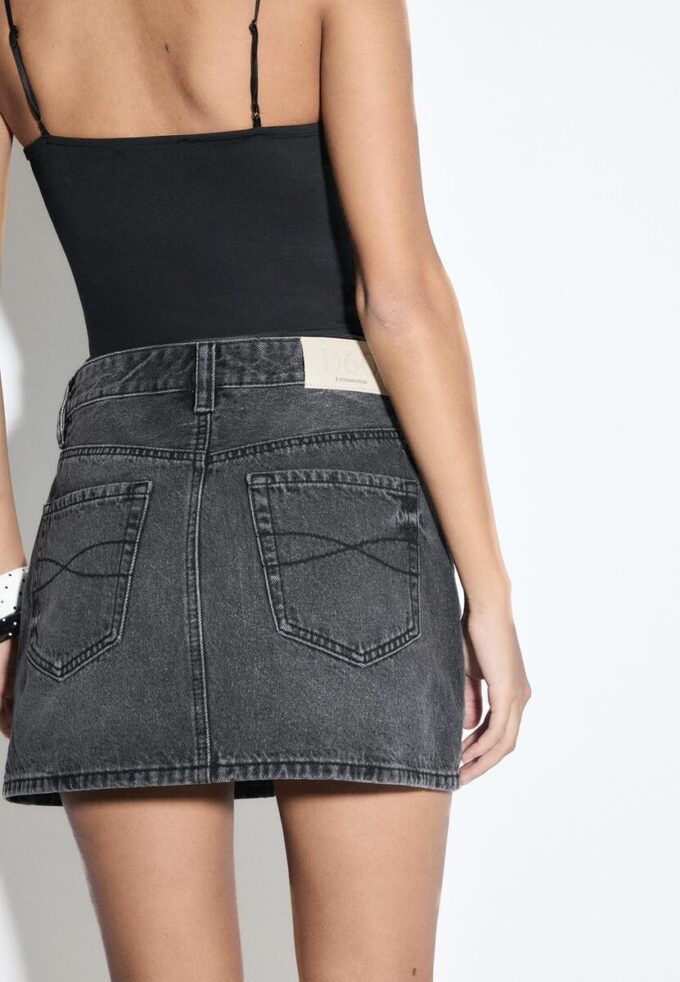 D60 Minigonna in denim Basic