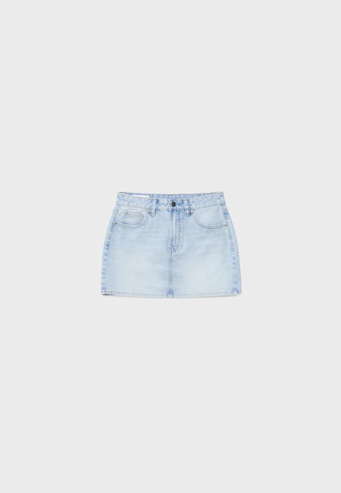 D60 Minigonna in denim Basic