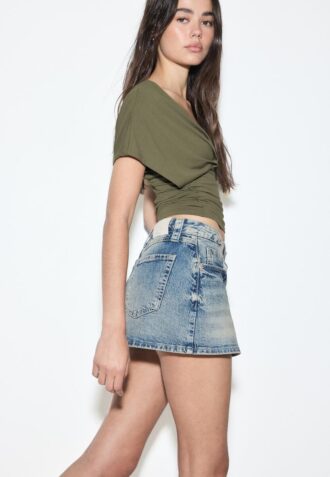 D62 Skort in denim