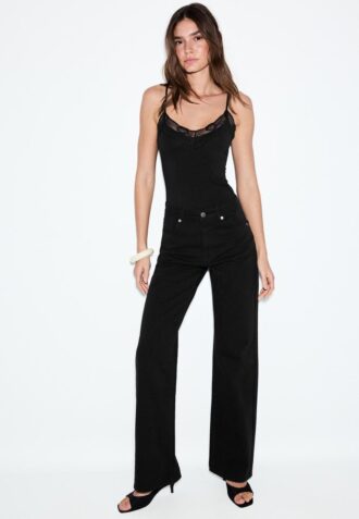 D92 Jeans dritti a gamba larga