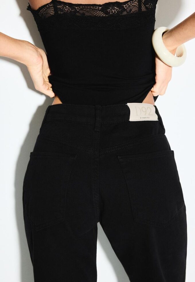 D92 Jeans dritti a gamba larga