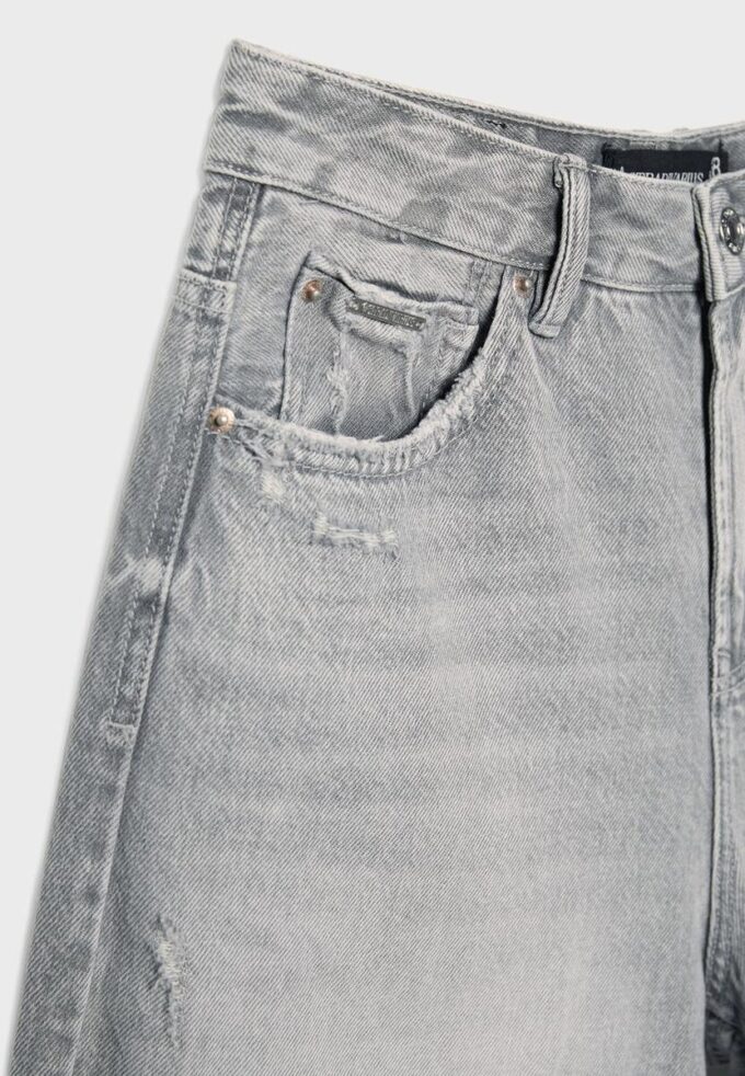 D93 Pantaloncini in denim a vita alta