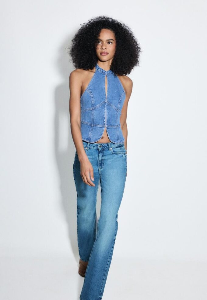 D98 Jeans a gamba dritta