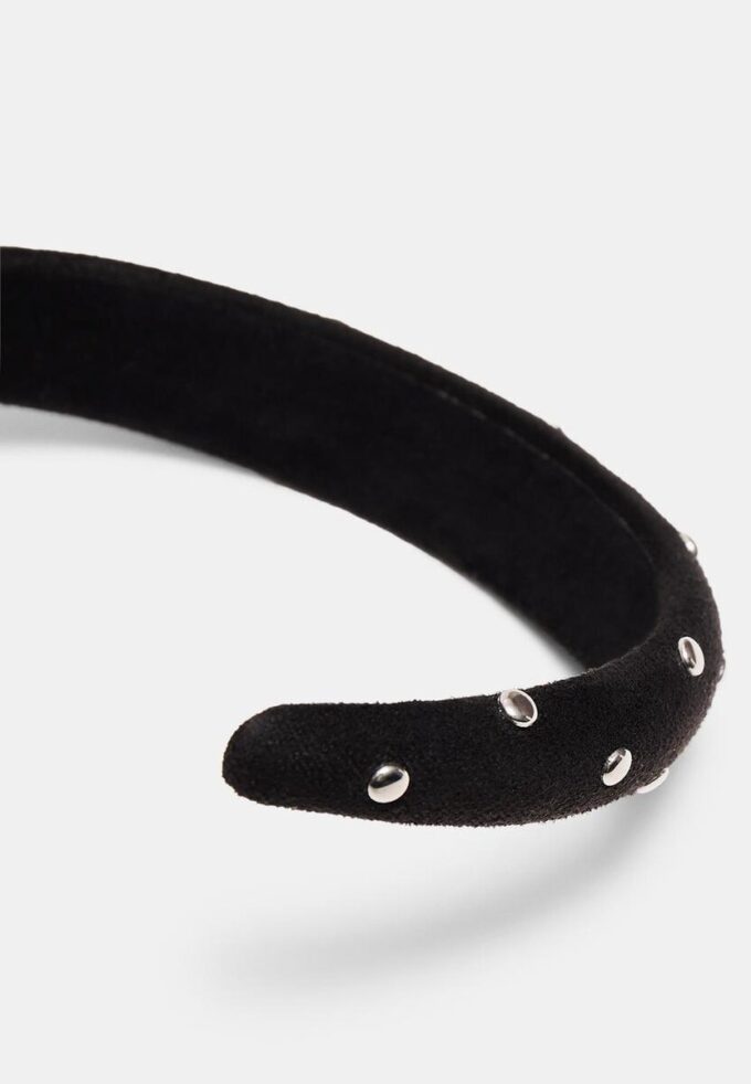 Fascia per capelli con borchie