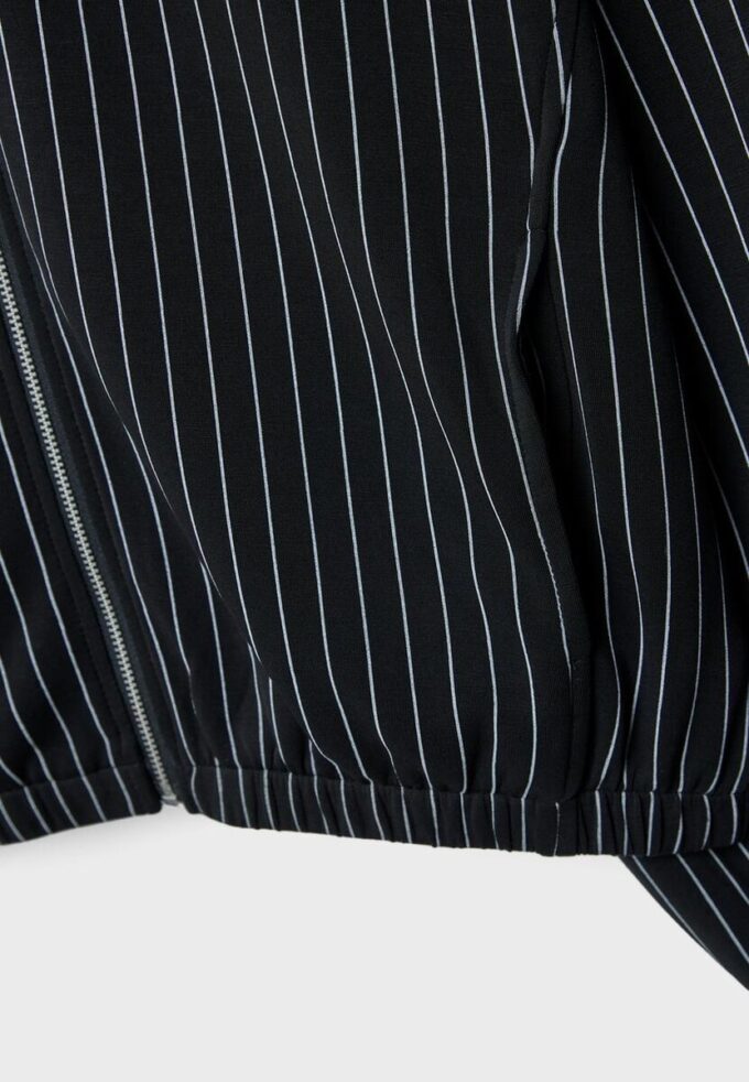 Felpa a righe Soft Touch Felpa a righe Soft Touch