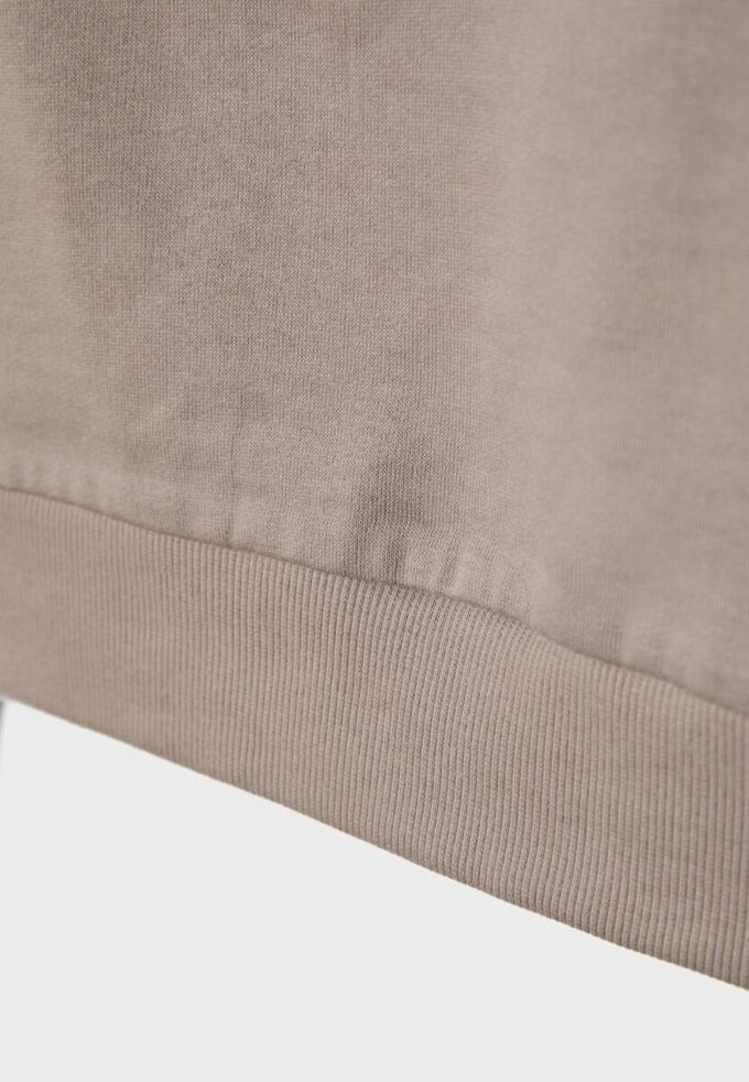 Felpa basic con spalle scoperte