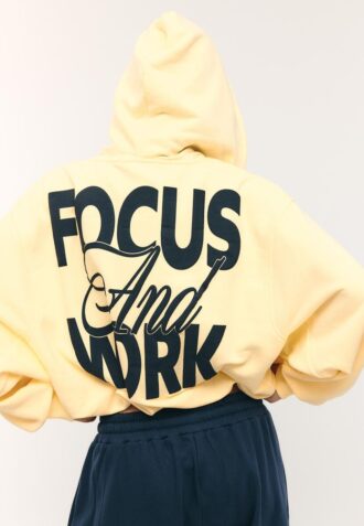 Felpa bomber con cappuccio stampata