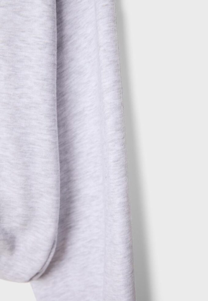 Felpa bomber con cappuccio stampata