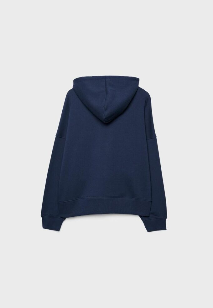 Felpa con cappuccio con strass Felpa con cappuccio con strass