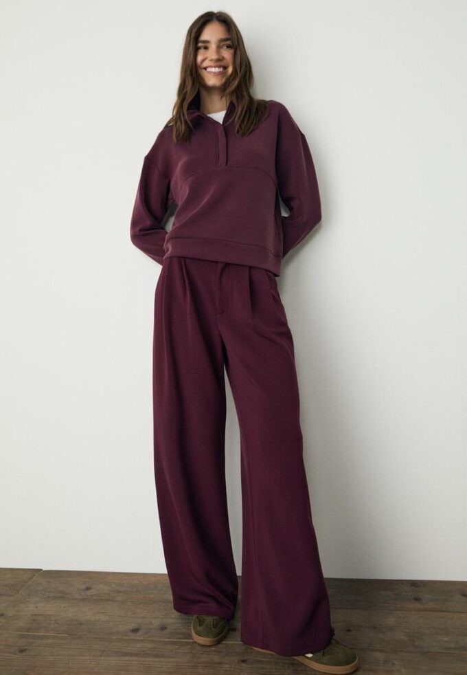 Felpa con zip Soft Touch