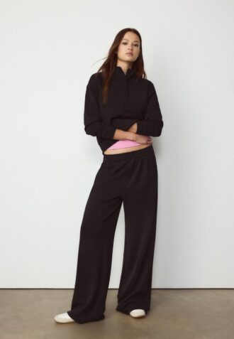 Felpa con zip Soft Touch