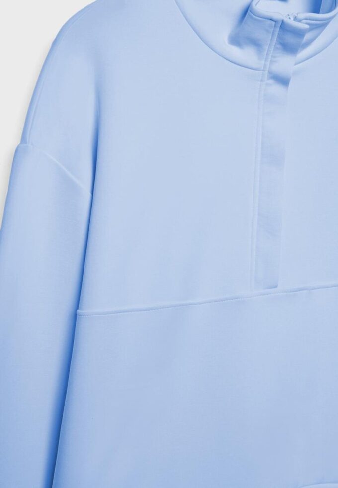 Felpa con zip Soft Touch