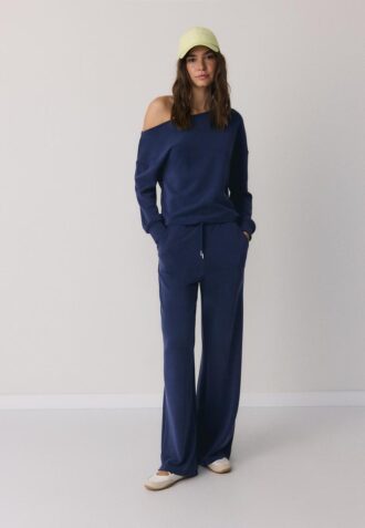 Felpa Soft Touch con spalle scoperte