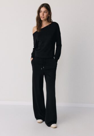 Felpa Soft Touch con spalle scoperte