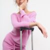 Felpa Soft Touch con spalle scoperte Felpa Soft Touch con spalle scoperte