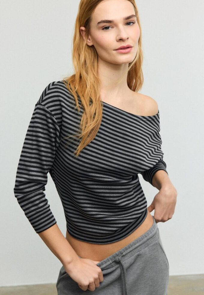 Felpa Soft Touch con spalle scoperte