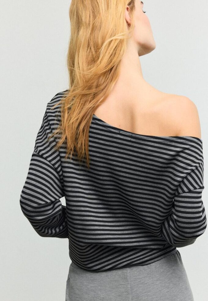 Felpa Soft Touch con spalle scoperte