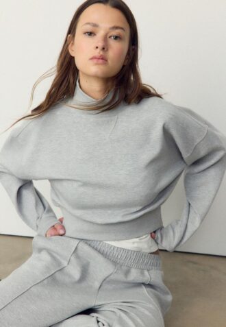 Felpa Soft Touch in interlock morbido al tatto