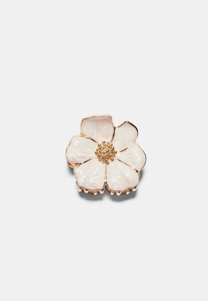 Fermaglio per capelli a forma di fiore in metallo