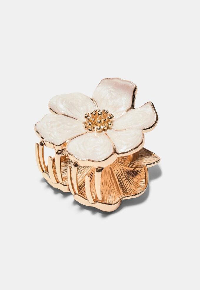 Fermaglio per capelli a forma di fiore in metallo