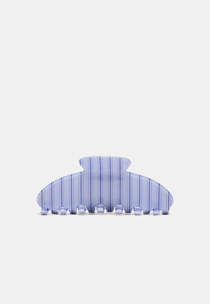 Fibbia in pelliccia a righe