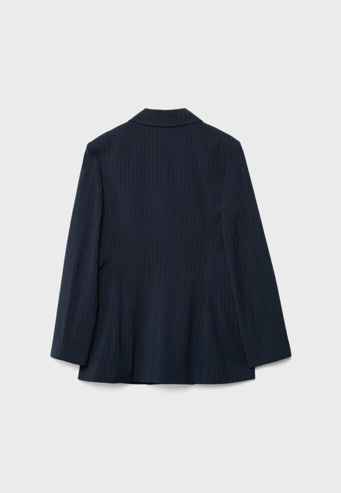 Giacca aderente a righe Giacca aderente a righe