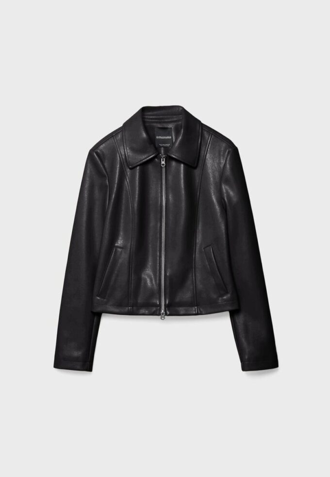 Giacca aderente effetto pelle Giacca aderente effetto pelle