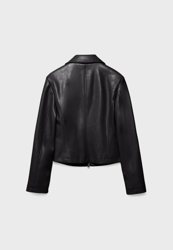 Giacca aderente effetto pelle Giacca aderente effetto pelle