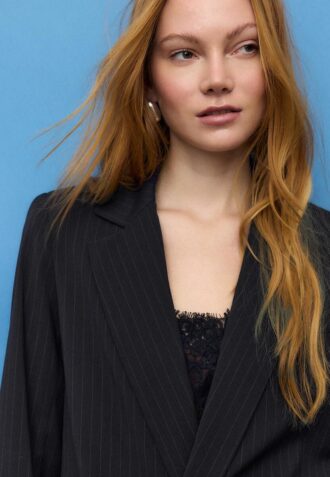 Giacca aperta a righe