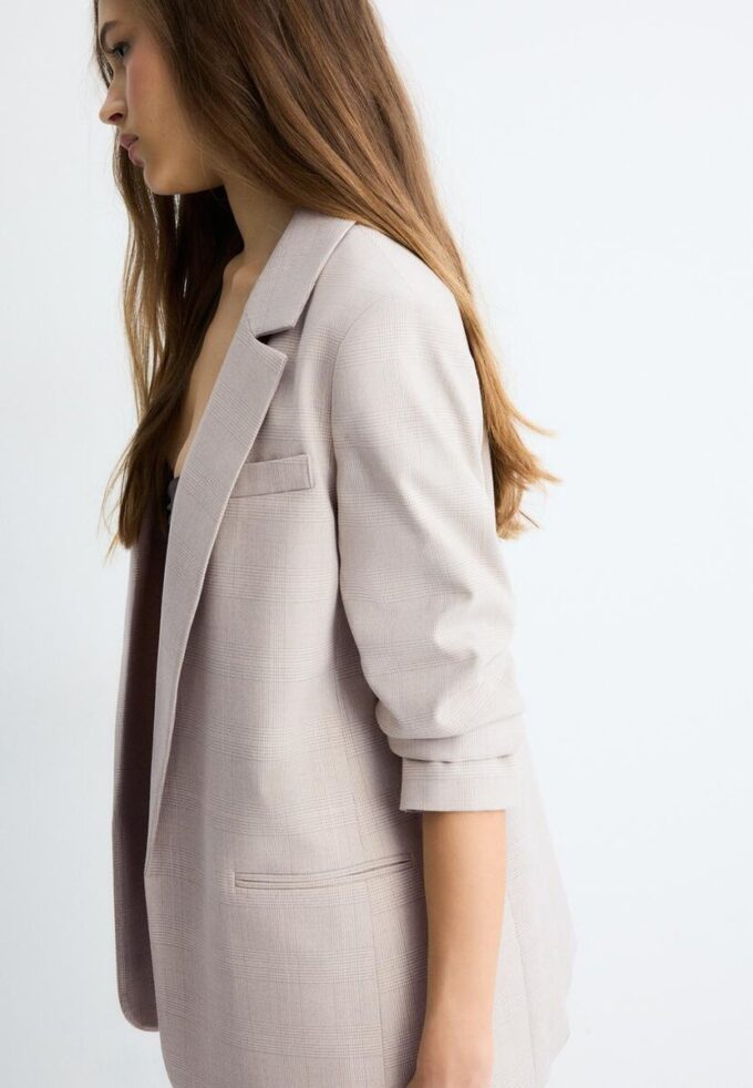 Giacca aperta a righe Giacca aperta a righe