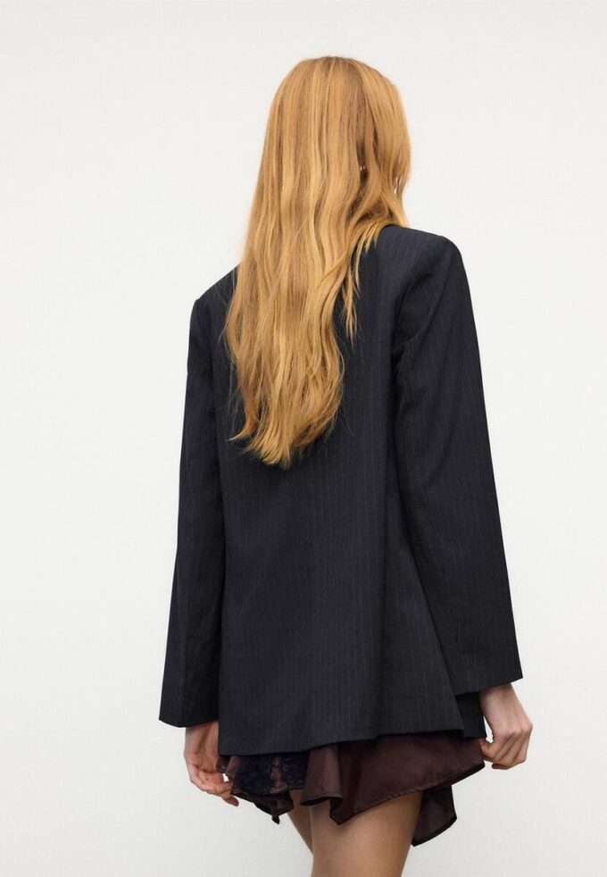 Giacca aperta a righe