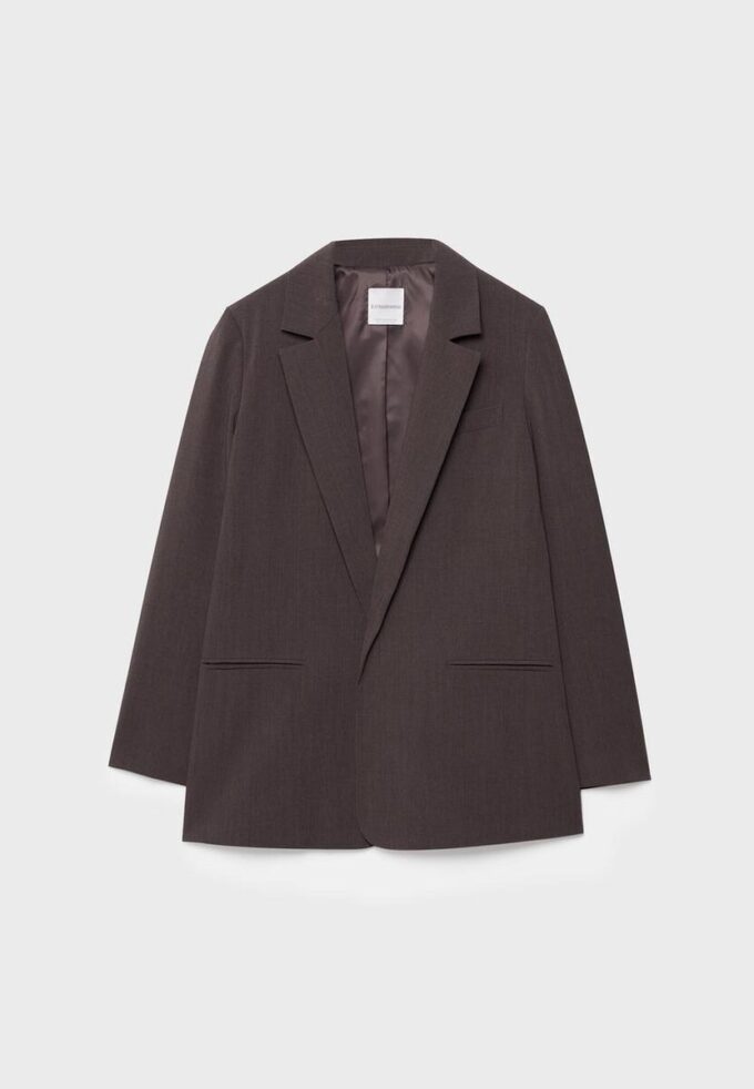 Giacca aperta a righe