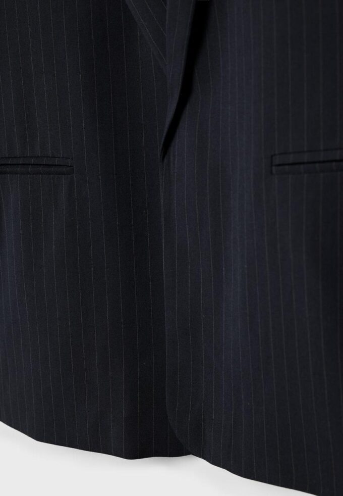 Giacca aperta a righe